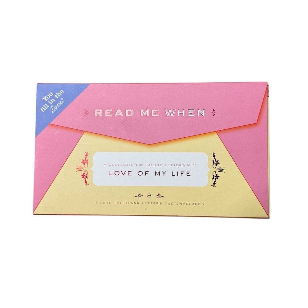 Knock Knock Read Me When Love Letters Fill In‎ The Blank Letters Stationery Set